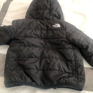 Toddler Black NorthFace Jacket with hood
